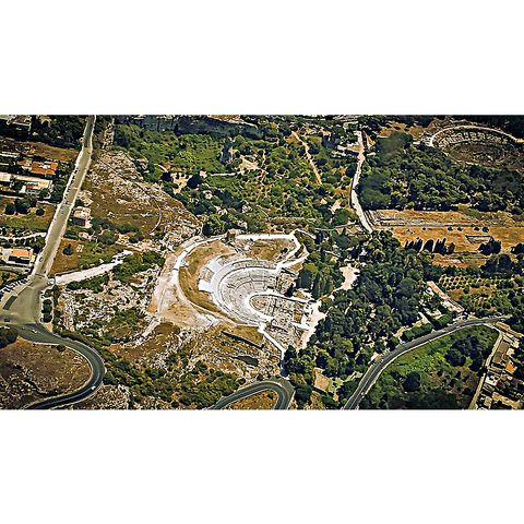 Parco archeologico della Neapolis a Siracusa (Sicilia)
