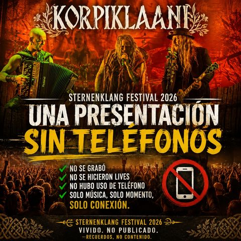 conciertos sin telefonos