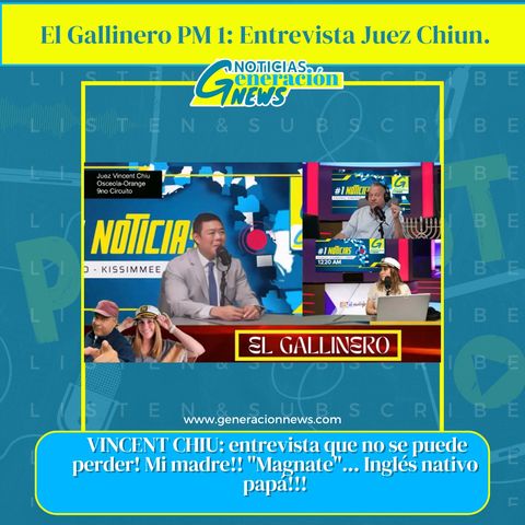 963: El Gallinero PM 1: Entrevista Juez Chiun - #primeraennoticias