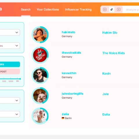 TikTok Influencer Finder for Online Marketing | influData