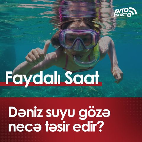 Dəniz suyu gözə necə təsir edir?