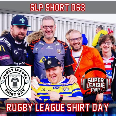 SLP Short 063 - Rugby League Shirt Day