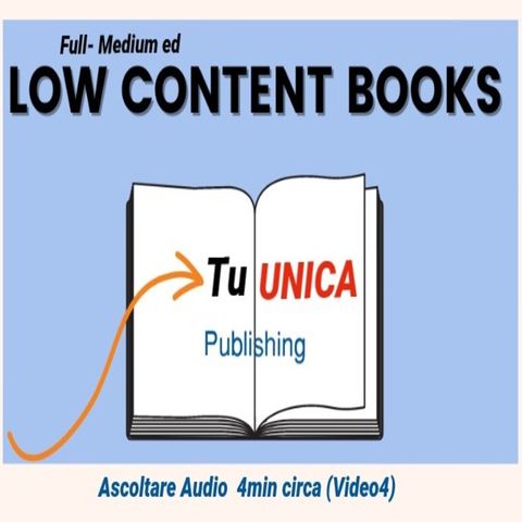 Low-Content? 6 Inesperto?! (Video4 - 3min 01sec)- Tuunica Publishing -