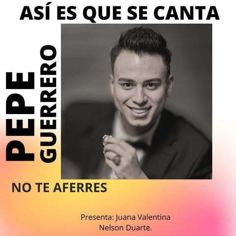 Pepe Guerrero nos presenta 'No te aferres'