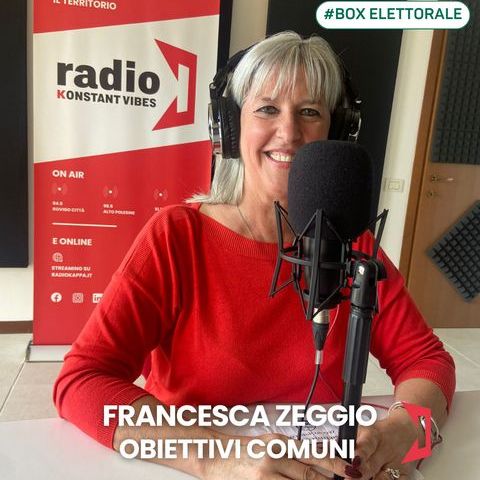 BOX ELETTORALE - La candidata sindaco al Comune di Lendinara Francesca Zeggio