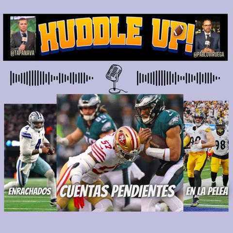 #HuddleUP Previo Semana 13 #NFL @TapaNava y @PabloViruega