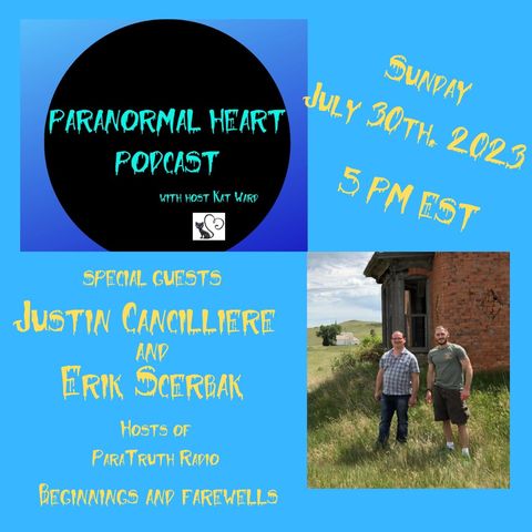 Justin and Erik: Beginnings and Farewells - Paranormal Heart