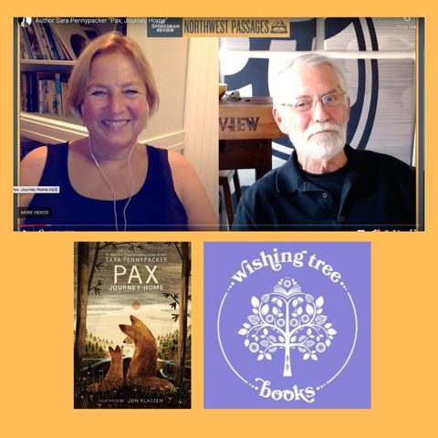 Author Sara Pennypacker in conversation with Chris Crutcher about " Pax, Journey Home"