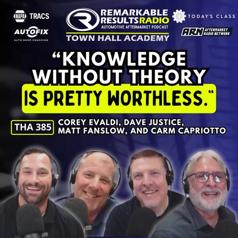 “Knowledge Without Theory Is Pretty Worthless.” [THA 385]