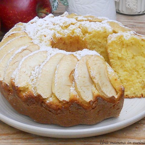 Ciambella ricotta e mele