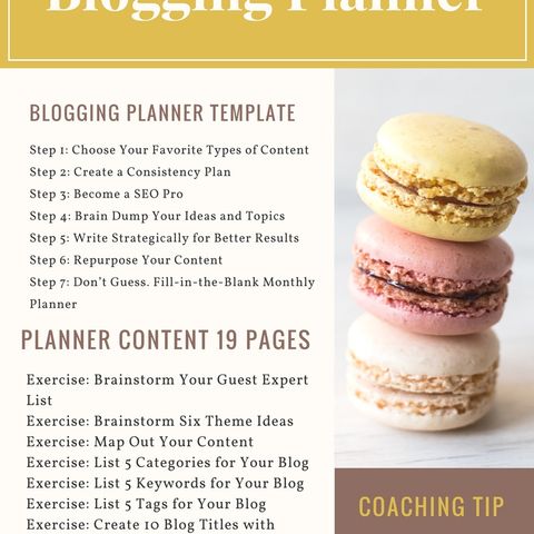 Plan Your Blog Content Blog Content Planner rec_472s
