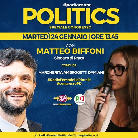 #SpecialeCongresso 🎧 Matteo Biffoni_sindaco di Prato