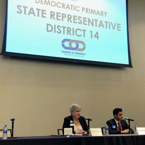 Texas House District 14 Democratic candidates at B/CS chamber forum