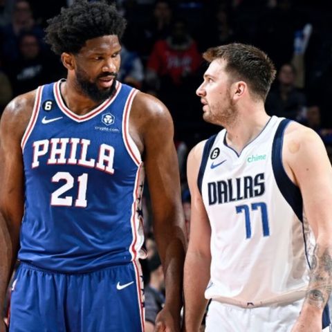 Joel Embiid, Luka Doncic in tight race for scoring title in NBA's final week.