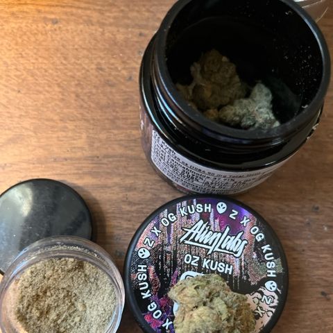 Episode 12 - AlienLabs OZ Kush  and homemade hash mix to cure extreme lower back pain this week