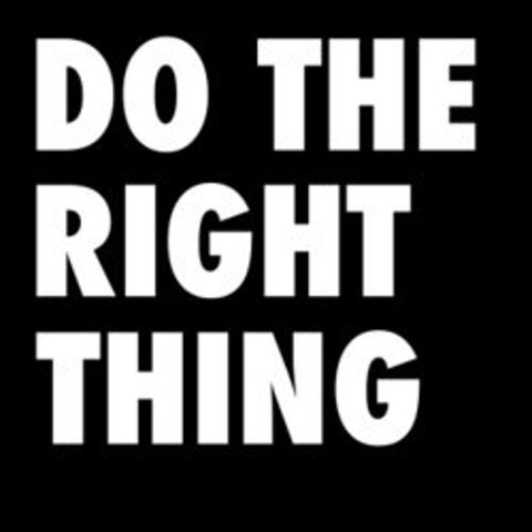 0109 -- Do the Right Thing
