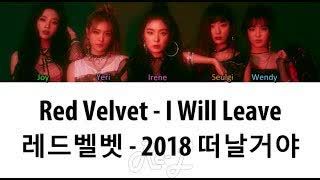 Red Velvet  ''I Will Leave'' Podcast