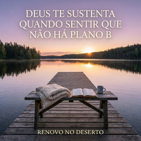 Quando o Plano B Falha: O Sustento de Deus no Limite das Nossas Forças