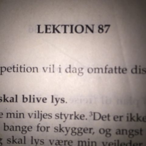 Lektion 87