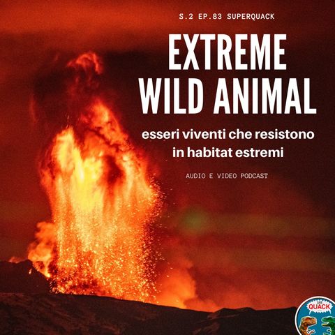 83 - Extreme Wild Animal: animali che resistono sui vulcani ed altri habitat estremi con SIMONE TISO