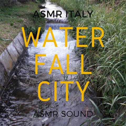 Water Falls in the City Traffic ASMR