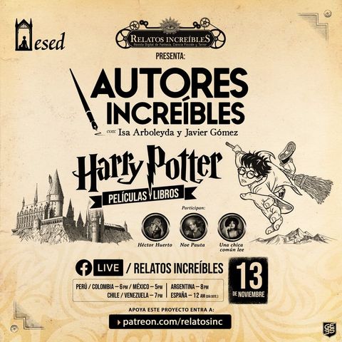Autores Increíbles 18: especial de Harry Potter