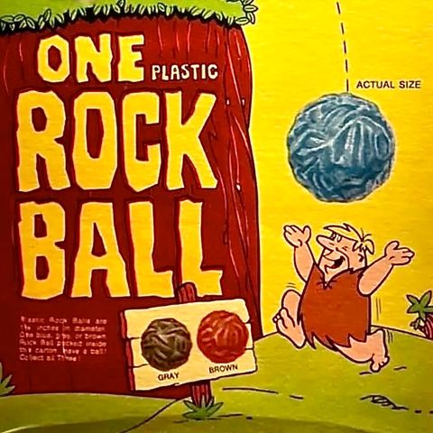Bonus: One Plastic Rock Ball