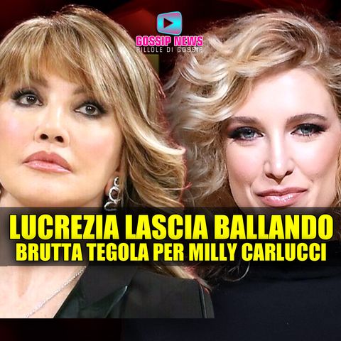 Lucrezia Lando Lascia Ballando Con Le Stelle: Brutta Tegola Per Milly Carlucci!