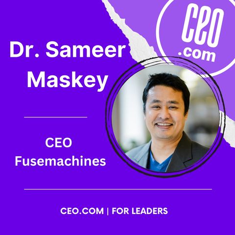 Fusemachines CEO Dr. Sameer Maskey