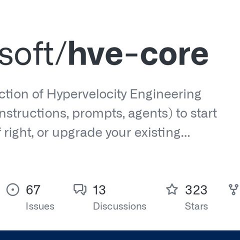 GitHub - microsoft/hve-core: A refined collection of Hypervelocity ...