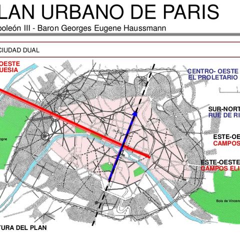 10. El plan de París del Baron Haussmann