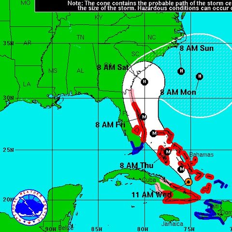 National Hurricane Center Warns Southeast U.S.