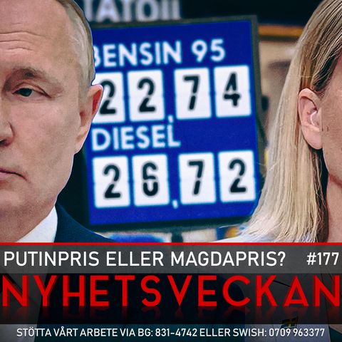 Nyhetsveckan 177 – Putinpris eller Magdapris?, nåd, hemliga labb
