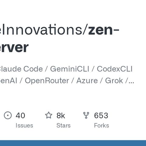 GitHub - BeehiveInnovations/zen-mcp-server: The power of Claude Code ...