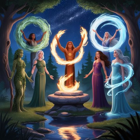 The Elemental Conclave: Balancing the Cosmic Scales