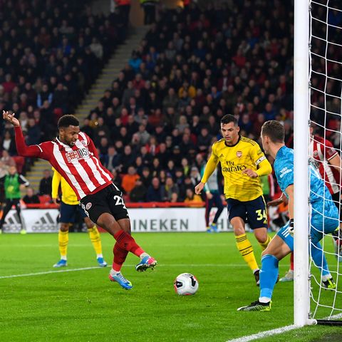 Mousset fires Blades to victory over Arsenal