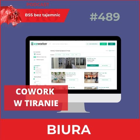 #489 Coworking po albańsku, czyli biura na godziny w Tiranie