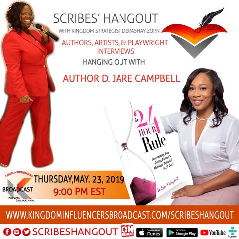 Scribes Hangout Welcomes AuthorD Jare Campbell