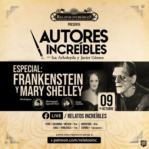 Autores Increíbles 12: Especial de Frankenstein y Mary Shelley