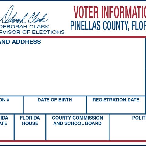 Voter Registration Card= (insurance policy)