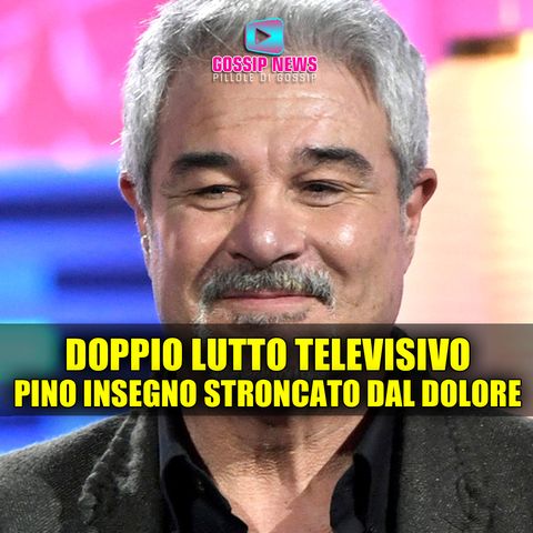 Doppio Lutto Televisivo: Pino Insegno Stroncato Dal Dolore!