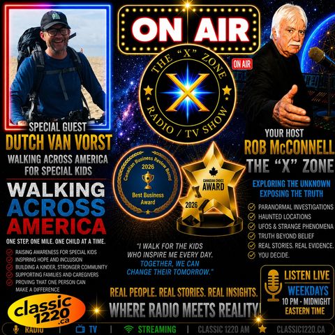 Rob McConnell Interviews - DUTCH VAN VORST - Walking Across America for Special Kids