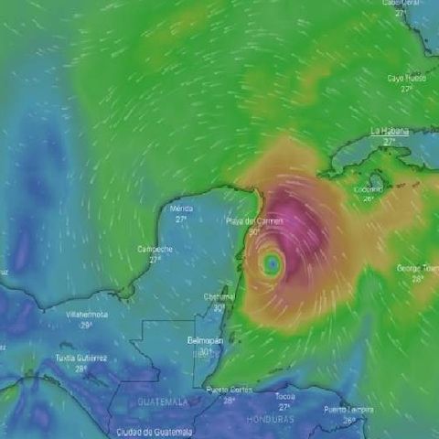 Tormenta tropical Zeta se convirtió en huracán categoría 1