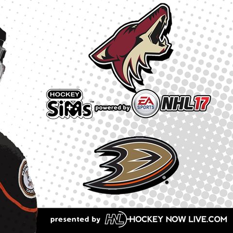 Coyotes vs Ducks (NHL 17 Hockey Sims)
