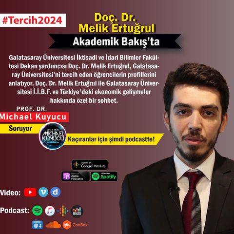 Melik Ertuğrul - Galatasaray Üniversitesi İ.İ.B.F.  #tercih2024