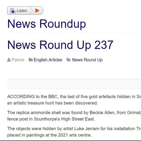 LEN - News Round Up 237