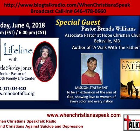 Lifeline with Apostle Shirley Jones and  Associate Pastor Brenda Williams