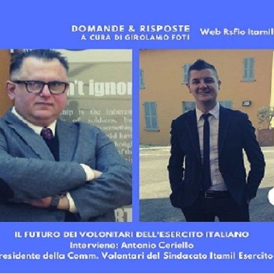 Domande & Risposte interviene Antonio Ceriello (Presidente della Commissione Volontari)11 gennaio 2021
