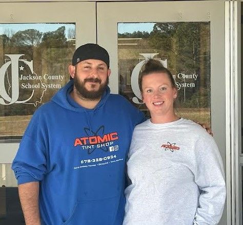 David & Candace Besse with Atomic Tint Shop