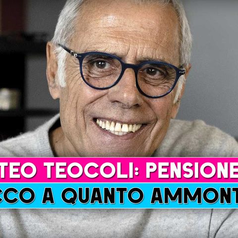 Teo Teocoli: Ecco Quanto Prende Di Pensione!